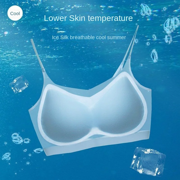 Ultra thin Summer Ice Silk Bra