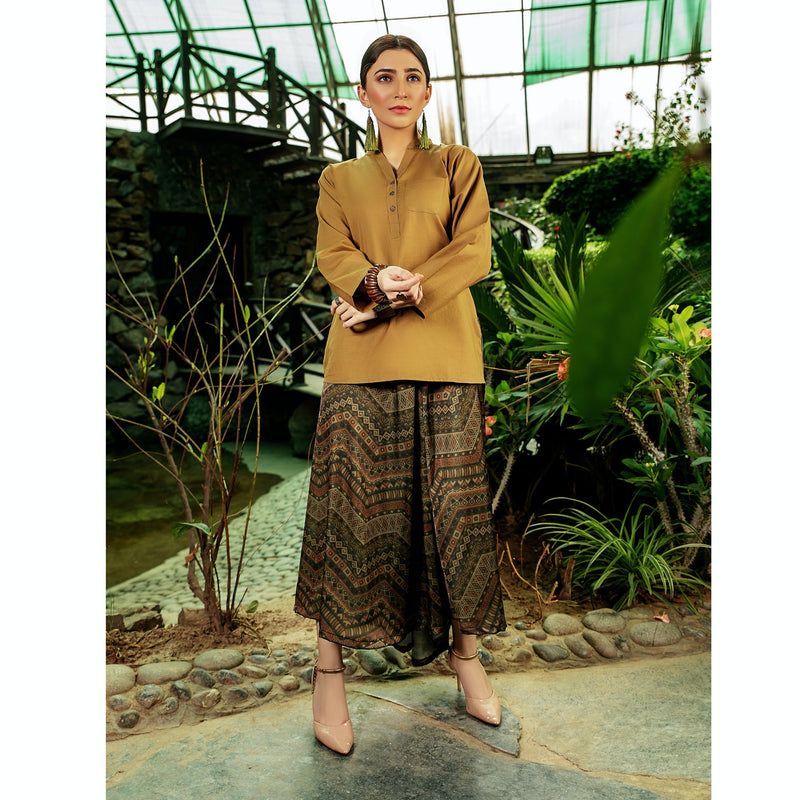 Army Print Skirt Only (CC 232)