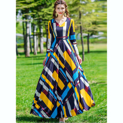 Silk Geometrical Maxi ( CC 257 )