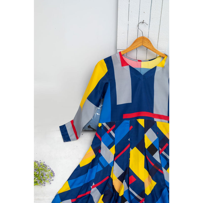Silk Geometrical Maxi ( CC 257 )