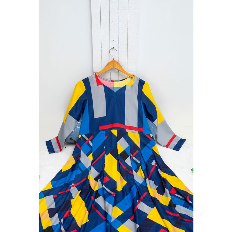 Silk Geometrical Maxi ( CC 257 )