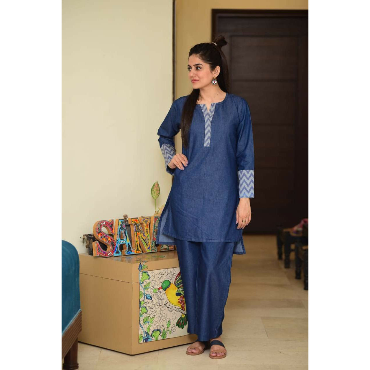 Denim Dress ( S 2 ) - Chilgozay Clothing