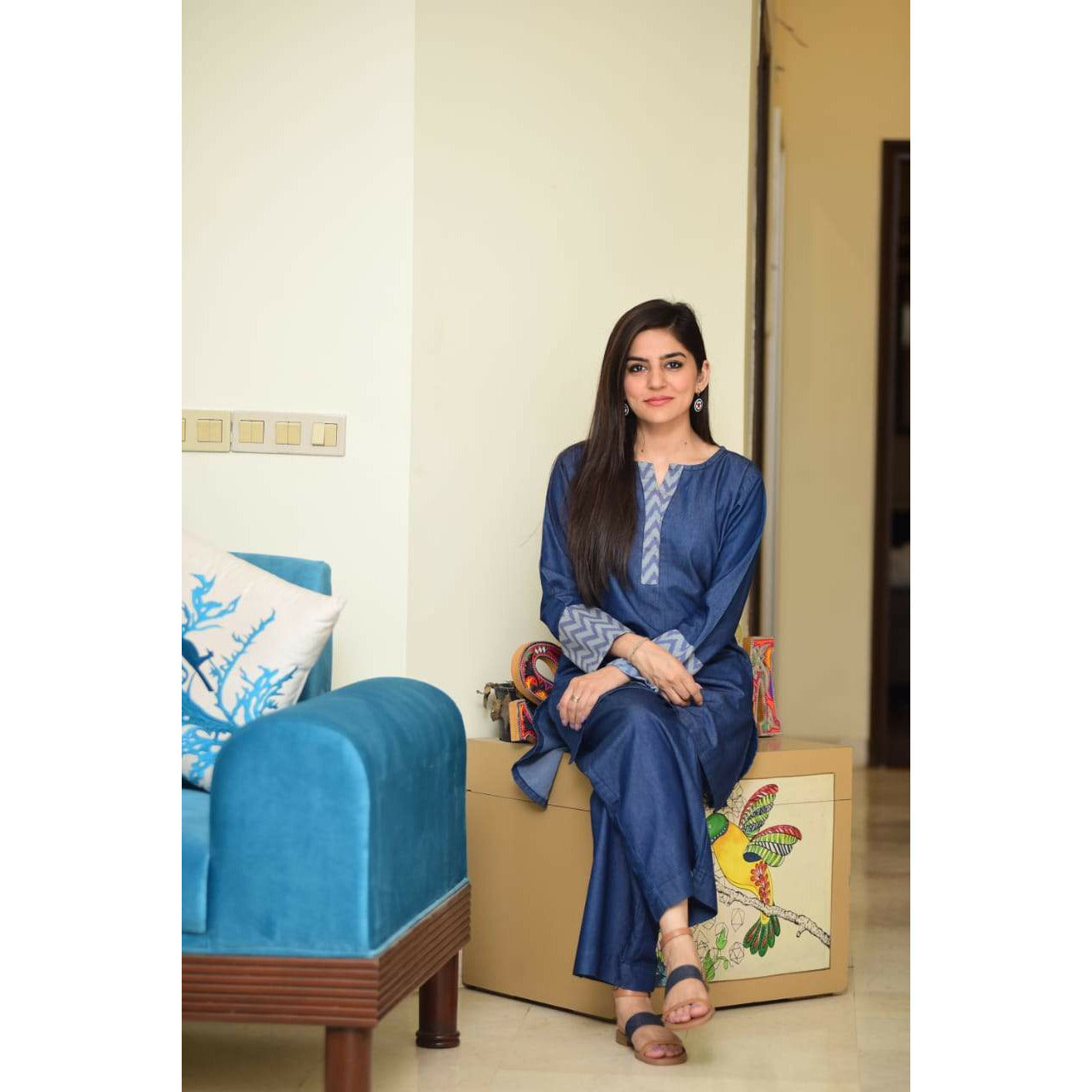 Denim Dress ( S 2 ) - Chilgozay Clothing